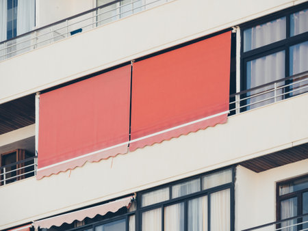 building facade in Torremolinos, Spainの写真素材