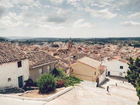 Navarres village in Valencia, Spainの写真素材