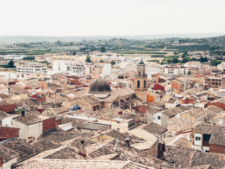 Navarres village in Valencia, Spainの写真素材