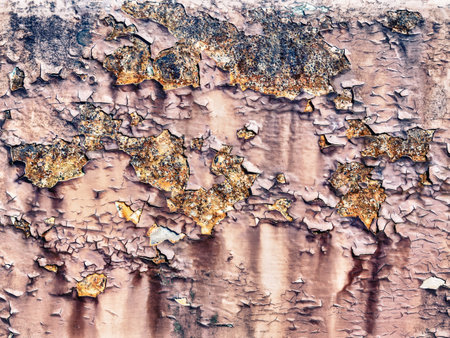 rusty steel backgroundの写真素材