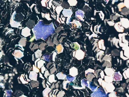 golden metal discs background close-upの写真素材