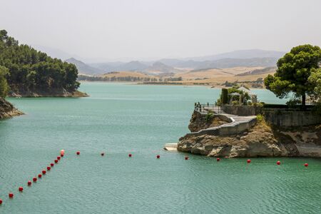 Conde de Guadalhorce reservoir, MÃ¡laga, Andalusia, Spain.