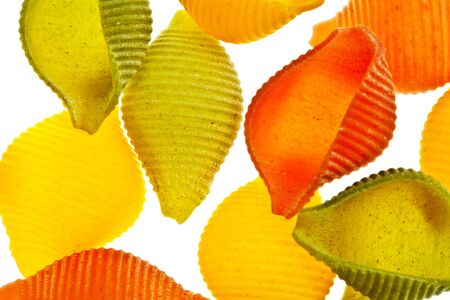 pasta isolated white backgroundの写真素材