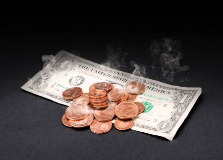 money coins isolated