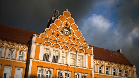 Town hall of Cesky Tesín, Czech Republicのeditorial素材