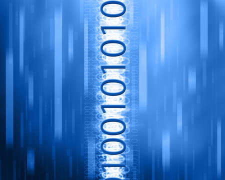 A binary background in motion