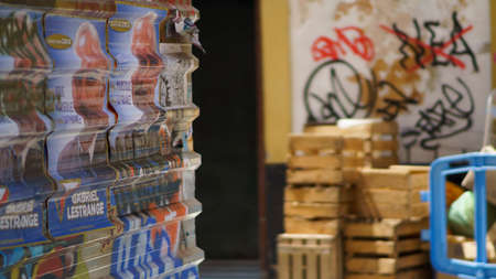 Â«Cadiz, Andalusia, SpainÂ»; Jun 7 2018: the Rhythm Section Film DemonstrationÂ»のeditorial素材