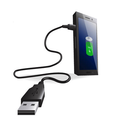 Charger illustrationのイラスト素材