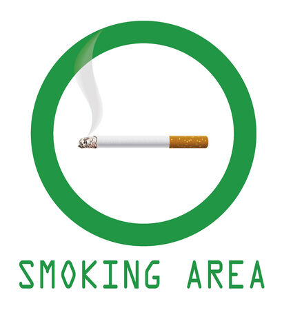 Smoking areaのイラスト素材