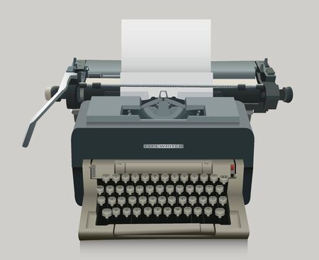 Old Typewriterのイラスト素材