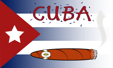 Cuban Cigarのイラスト素材
