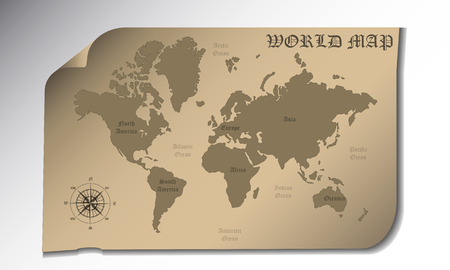 World Mapのイラスト素材