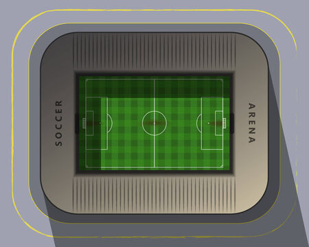 Soccer Arenaのイラスト素材