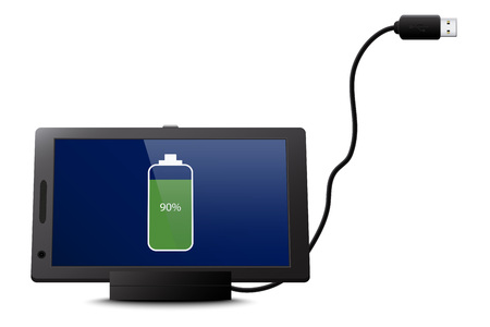 Charging Base for Mobileのイラスト素材