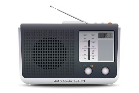 AM FM Band Radioのイラスト素材