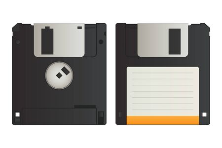 Floppy Diskのイラスト素材