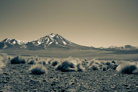 Breathtaking view in lonesome Atacama desert in Chile
