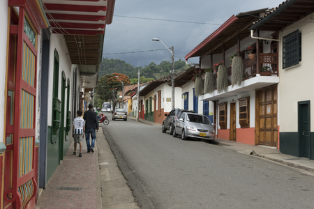 Village of Jardin in Antioquia, Colombiaのeditorial素材