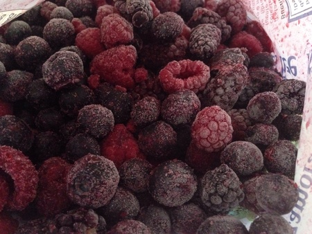 Berry mix frozen textureの素材