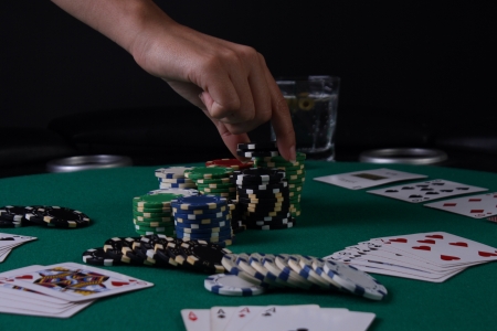 Gambling on the casinoの素材