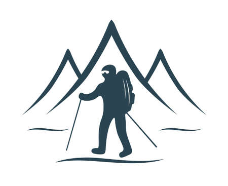 Vector illustration, tourism and recreation icon.のイラスト素材