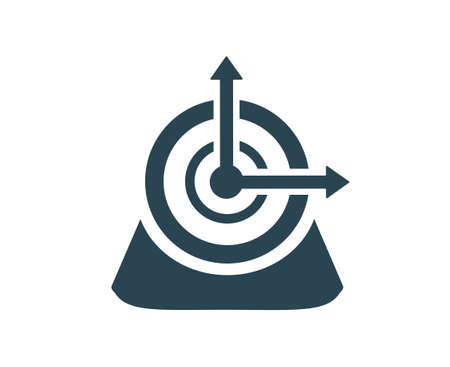 Vector illustration of an icon, logo, business, finance and marketing. Growth, achievements. isolated on a white background.のイラスト素材