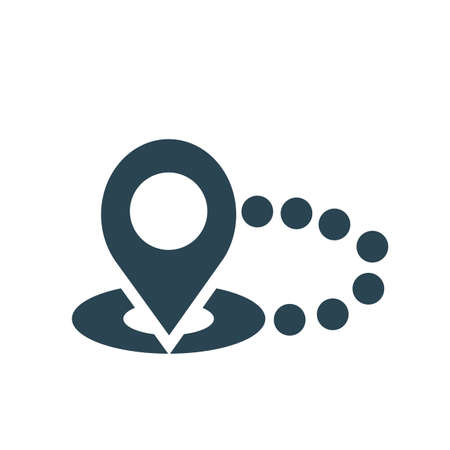 Vector web icon for online ordering and delivery of food and goods.のイラスト素材