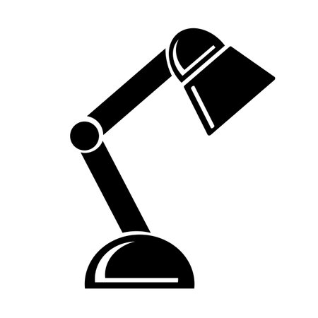 Vector illustration, web icon. Lamp. flat design. isolated on a white background.のイラスト素材