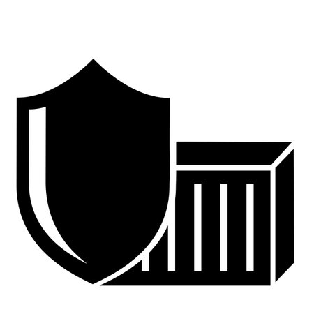 Vector illustration, icon. Logistics, delivery. isolated. on a white background.のイラスト素材