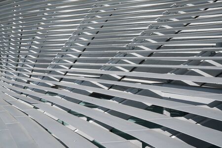 Curved, complex architectural geometric designの写真素材