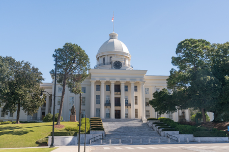 Alabama State Capitol Building in Montgomery, Alabamaのeditorial素材