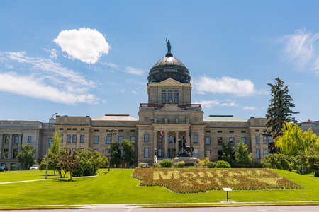 HELENA, MONTANA - JULY 8, 2018: Montana State Capital Building in Helena Montanaのeditorial素材