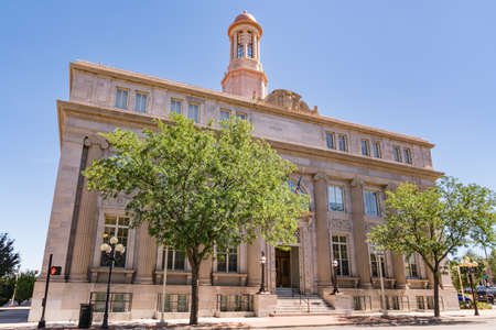 Exterior of the historic Pueblo City Hall building in Pueblo, Colorado