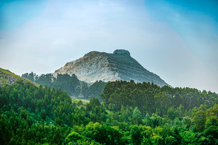 Santullan quarries Castro Urdiales, Cantabria, Spainの写真素材