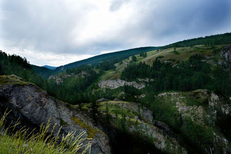 the greatness and beauty of the Altai passes and gorges the beauty floating in the air