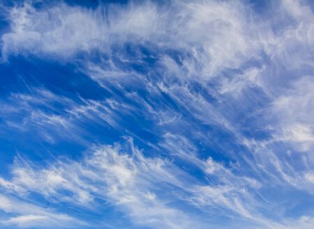 Blue Sky with Cloudの写真素材