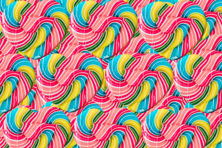 Background Made From Lollipopの写真素材