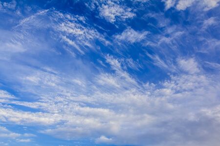 Blue Sky with Cloudの写真素材