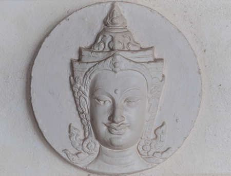 Low relief of Thai style devaの写真素材