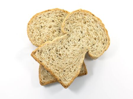 Healthy bread make of natural product such as cereal, wheat and grainの写真素材