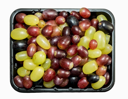 Colorful grape picture that view from topの写真素材