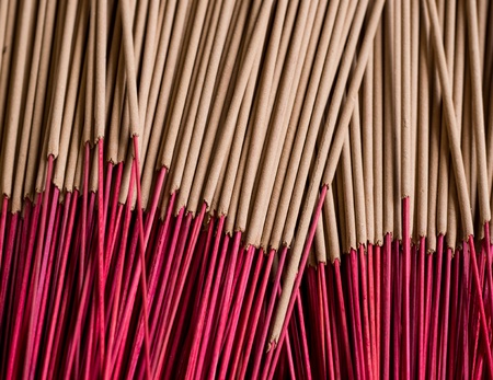 Background style picture of joss sticks that use for holy thing worshipの写真素材