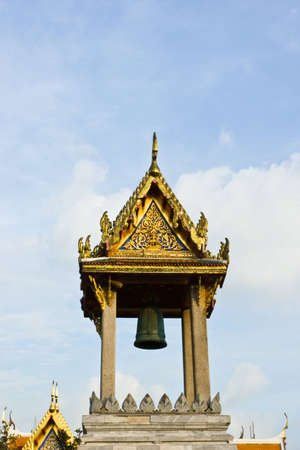 shape Thai belfry , decorate the base with marble marble is lotus petal ,の写真素材