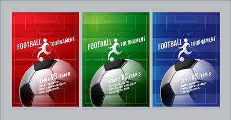 Template for Sports tournament Layout Design vector illustration setのイラスト素材
