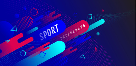 Abstract Sport Background, active motion, Dynamic, vector illustration.のイラスト素材