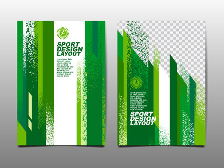 Sport Design Layoutのイラスト素材