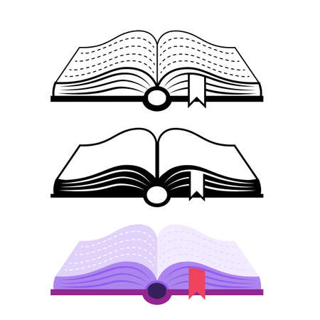 open bookのイラスト素材