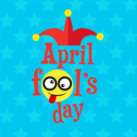 April fool's day, Typography, Colorful vectorのイラスト素材