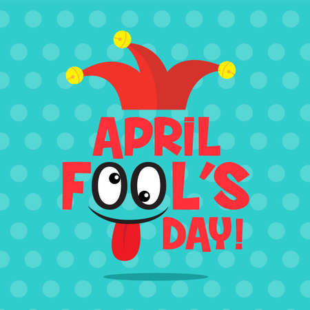 April fool's day, Typography, Colorful vectorのイラスト素材