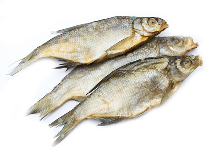 dried fishの写真素材